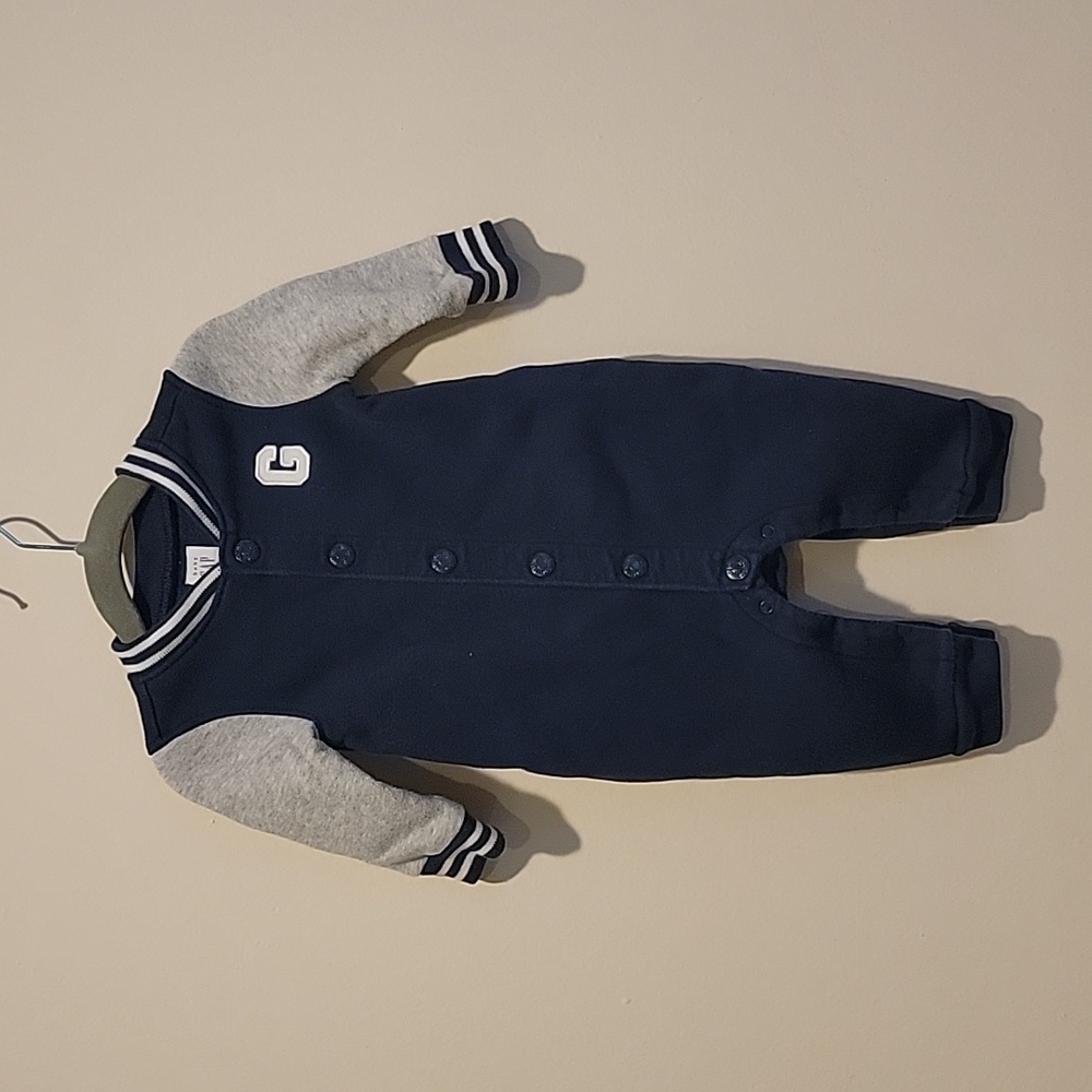 Baby Gap 3-6 months blue and grey jumpsuit for baby gap kids gap baby